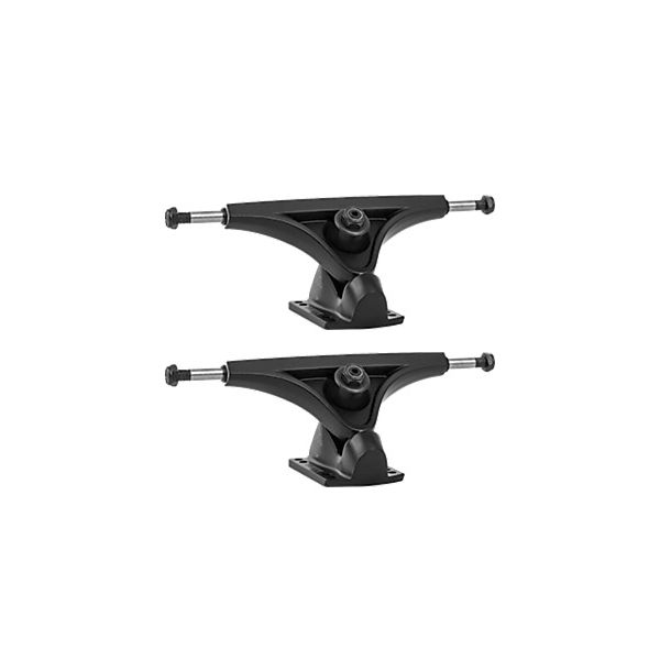 Bear Skateboard Trucks 155mm Grizzly Gen 6 40 Degree Black Skateboard Reverse Kingpin Trucks - 6.1" Hanger 8.75" Axle (Set of 2)