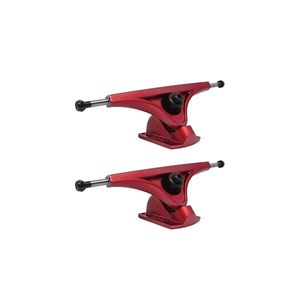 Bear Skateboard Trucks 180mm Grizzly Gen 6 50 Degree Garnett Red Skateboard Reverse Kingpin Trucks - 7.0" Hanger 9.75" Axle (Set of 2)