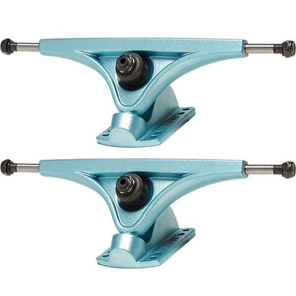 Bear Skateboard Trucks 180mm Gen 6 50 Degree Sapphire Blue Skateboard Reverse Kingpin Trucks - 7.0" Hanger 9.75" Axle (Set of 2)
