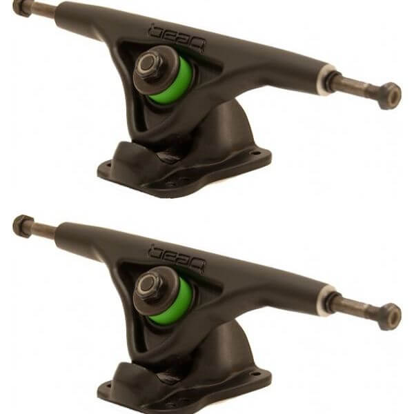 Bear Skateboard Trucks 181mm Grizzly Gen 5 852 Degree Black Skateboard Reverse Kingpin Trucks - 7.0" Hanger 9.75" Axle (Set of 2)