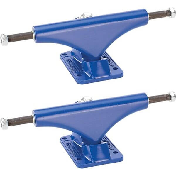 Bullet Skate Trucks 130mm Blue / Blue Skateboard Trucks - 5.0" Hanger 7.62" Axle (Set of 2)
