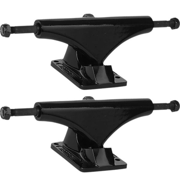 Bullet Skate Trucks 145mm Black Skateboard Trucks - 5.0" Hanger 7.62" Axle (Set of 2)