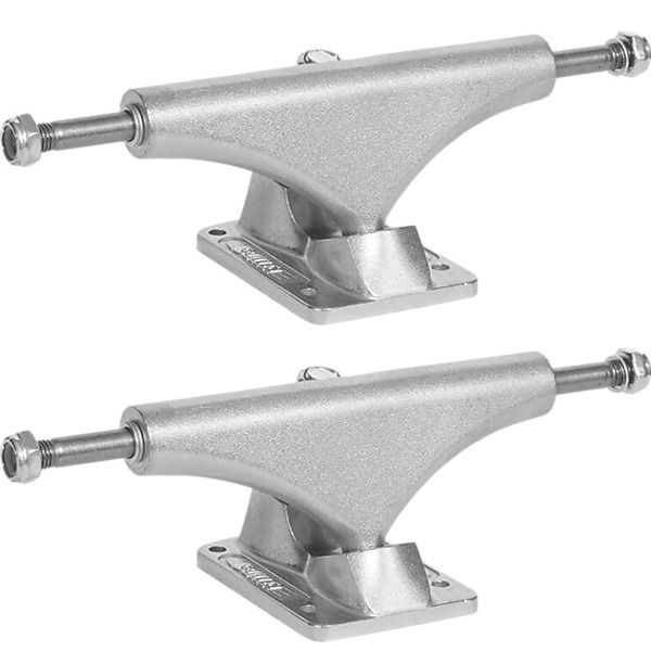 Bullet Skate Trucks RKP 160mm Silver Skateboard Reverse Kingpin Trucks - 6.25" Hanger 9.0" Axle (Set of 2)