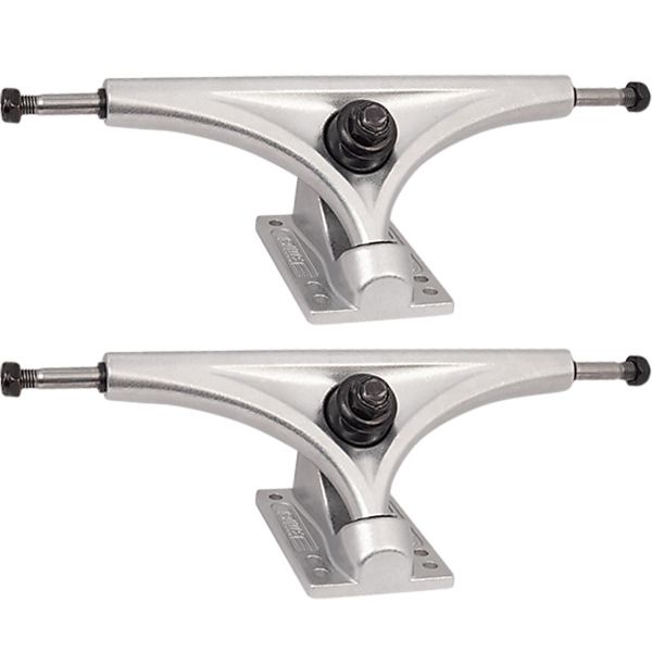 Bullet Skate Trucks 180mm Silver Skateboard Reverse Kingpin Trucks - 7.25" Hanger 10.0" Axle (Set of 2)