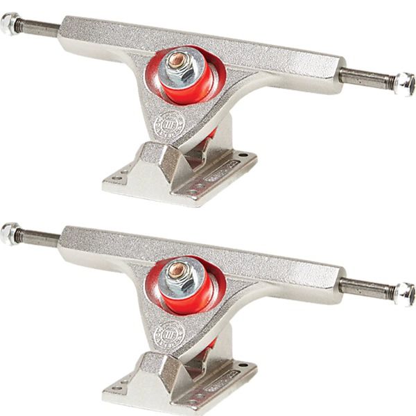 Caliber Trucks III 44 Degree Raked with Shim Raw Skateboard Reverse Kingpin Trucks - 6.25" Hanger 9.0" Axle (Set of 2)