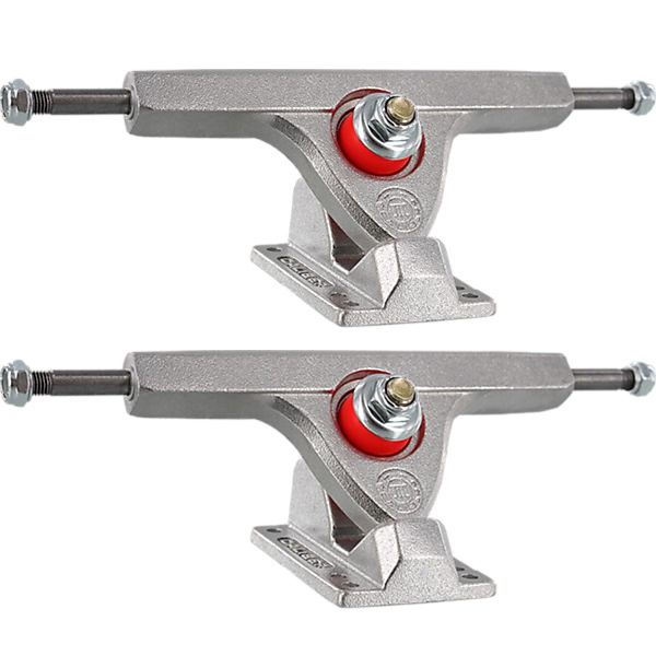 Caliber Trucks III 50 Degree Rakeless Polished Skateboard Reverse Kingpin Trucks - 6.25" Hanger 9.0" Axle (Set of 2)