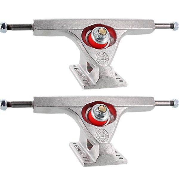 Caliber Trucks III 50 Degree Raked Raw Skateboard Reverse Kingpin Trucks - 6.25" Hanger 9.0" Axle (Set of 2)