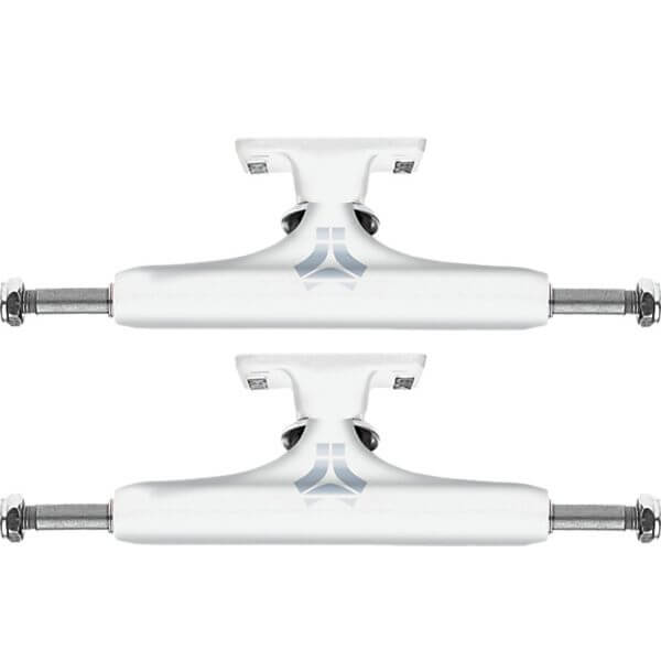 Destructo Trucks D1 Low White Skateboard Trucks - 5.0" Hanger 7.75" Axle (Set of 2)