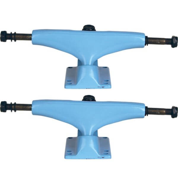 Essentials Skateboard Components Light Blue Skateboard Trucks - 5.0" Hanger 7.75" Axle (Set of 2)