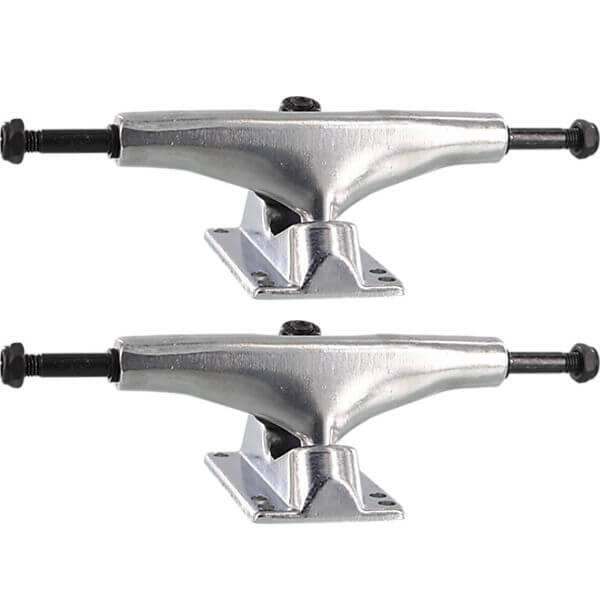 Essentials Skateboard Components Polished Skateboard Trucks - 5.5" Hanger 8.25" Axle (Set of 2)