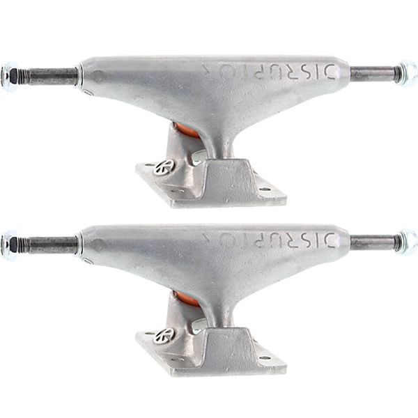 Grind King Truck Co. Disruptor Raw Skateboard Trucks - 5.0" Hanger 7.6" Axle (Set of 2)