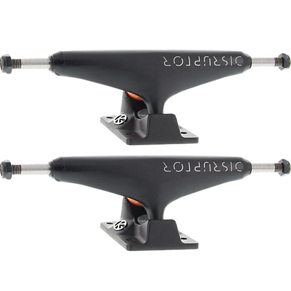 Grind King Truck Co. Disruptor Black Skateboard Trucks - 6.0" Hanger 8.5" Axle (Set of 2)