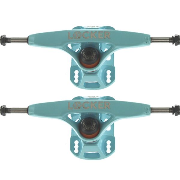 Grind King Truck Co. Locker Light Blue Skateboard Trucks - 5.6" Hanger 8.25" Axle (Set of 2)