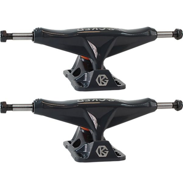 Grind King Truck Co. Locker Battleship Grey Skateboard Trucks - 5.6" Hanger 8.25" Axle (Set of 2)