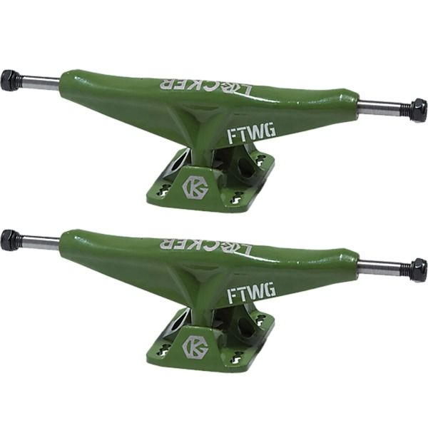 Grind King Truck Co. Locker Army Green Skateboard Trucks - 6.37" Hanger 9.25" Axle (Set of 2) Grind King Truck Co. Locker Army Green Skateboard Trucks - 6.37" Hanger 9.25" Axle (Set of 2)