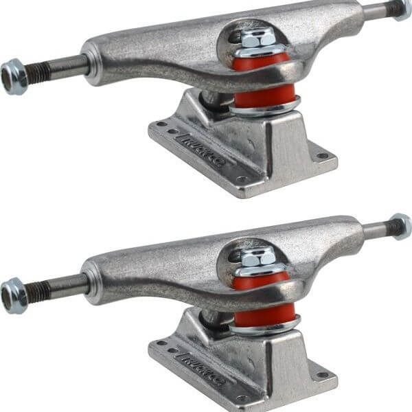 Gullwing Trucks Shadow Silver Skateboard Trucks - 5.25" Hanger 8.0" Axle (Set of 2)