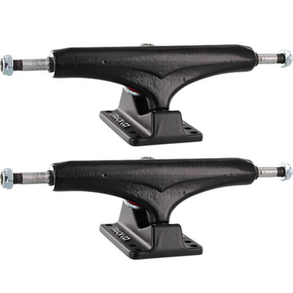 Gullwing Trucks Shadow Black Skateboard Trucks - 5.75" Hanger 8.5" Axle (Set of 2) Gullwing Trucks Shadow Black Skateboard Trucks - 5.75" Hanger 8.5" Axle (Set of 2)