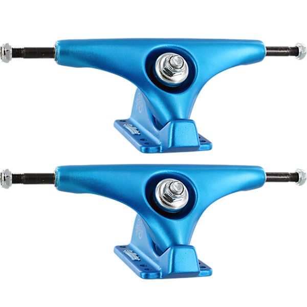Gullwing Trucks Charger Blue Skateboard Trucks - 6.25" Hanger 9.0" Axle (Set of 2)