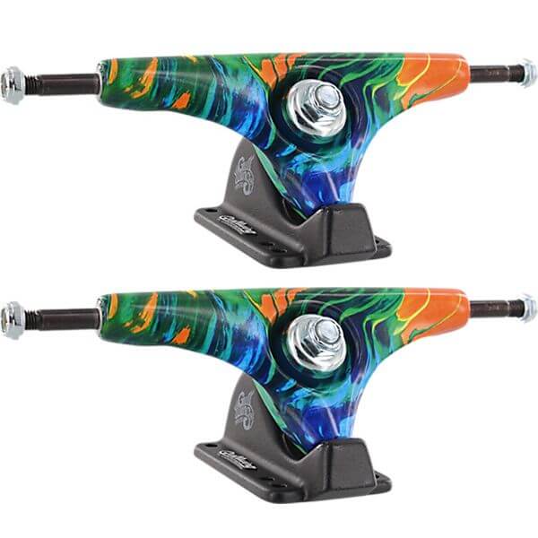 Gullwing Trucks Charger Resin Skateboard Reverse Kingpin Trucks - 6.25" Hanger 9.0" Axle (Set of 2)