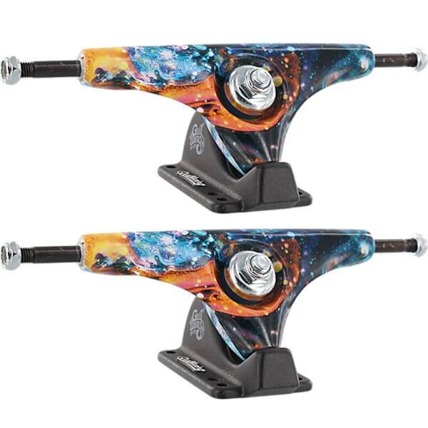 Gullwing Trucks Charger Vapor Skateboard Reverse Kingpin Trucks - 6.25" Hanger 9.0" Axle (Set of 2)