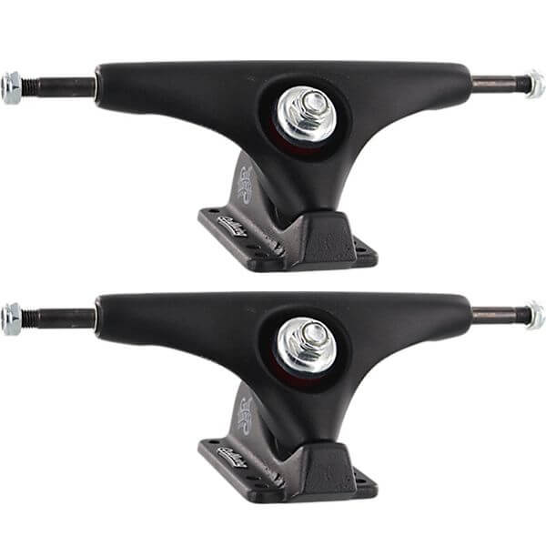 Gullwing Trucks 9.0" Charger Black Skateboard Reverse Kingpin Trucks - 6.25" Hanger 9.0" Axle (Set of 2)