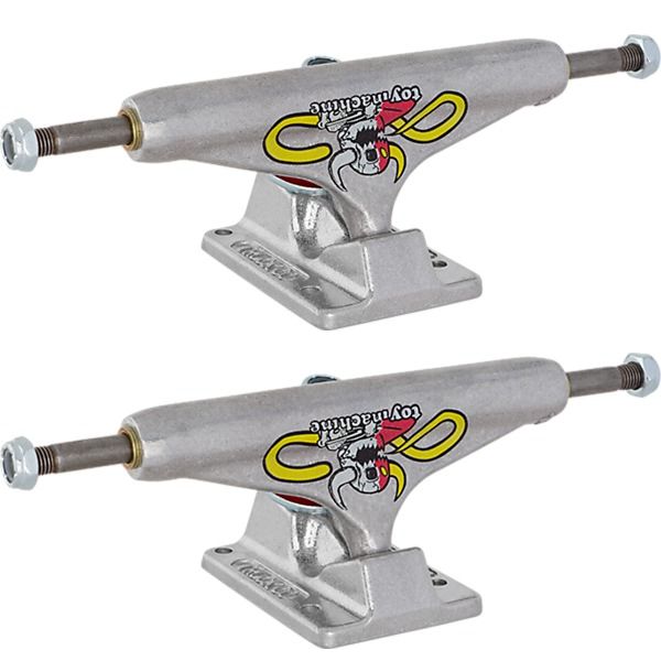 Independent Truck Company x Toy Machine Stage 11 - 139mm Standard Silver Skateboard Trucks - 5.39" Hanger 8.0" Axle (Set of 2)