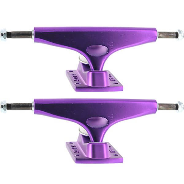 Krux Trucks Standard Krome Matte Purple Skateboard Trucks 5.35 Hanger 8.0 Axle (Set of 2