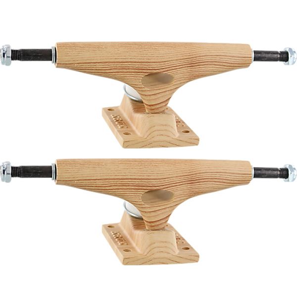 Krux Trucks Standard Raw Wood Skateboard Trucks 5.625 Hanger 8.25 Axle (Set of 2) Warehouse