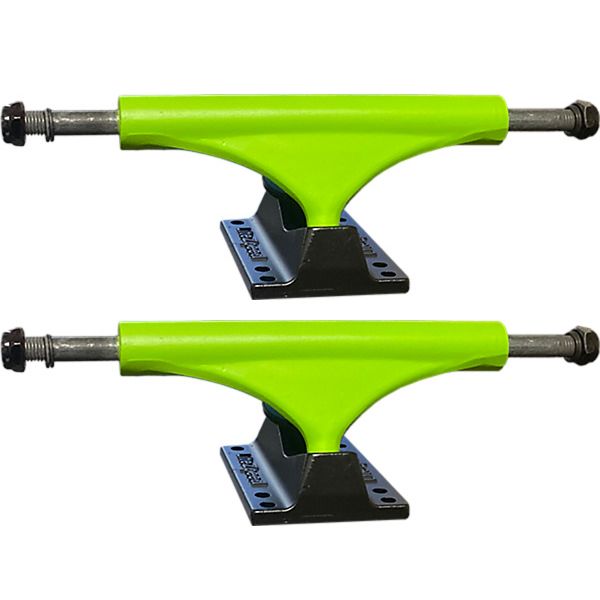 Litezpeed Neon Green Skateboard Trucks 5.25 Hanger 8.0 Axle (Set of 2)