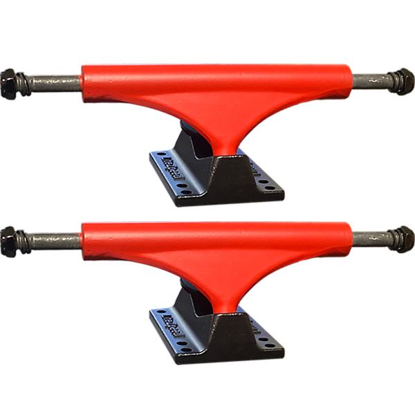 Litezpeed Red Skateboard Trucks 5.25 Hanger 8.0 Axle (Set of 2)