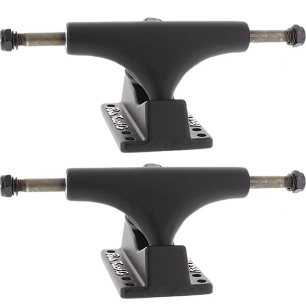 Paris Truck Co. 108mm Street Matte Black Skateboard Trucks - 4.25" Hanger 7.0" Axle (Set of 2)