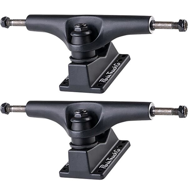 Paris Truck Co. 169mm Street Matte Black Skateboard Trucks - 6.5" Hanger 9.25" Axle (Set of 2)