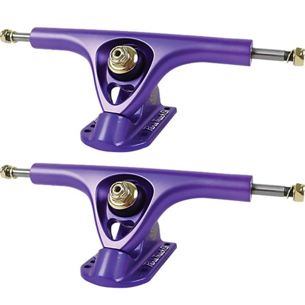 Paris Truck Co. V3 Hollow Lite 180mm 50 Degree Purple Satin Skateboard Reverse Kingpin Trucks - 7.0" Hanger 9.6" Axle (Set of 2)