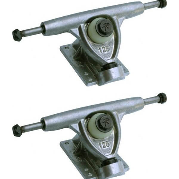 Randal Trucks R II 125mm 42 Degree Polished Skateboard Reverse Kingpin Trucks - 5.0" Hanger 7.6" Axle (Set of 2)