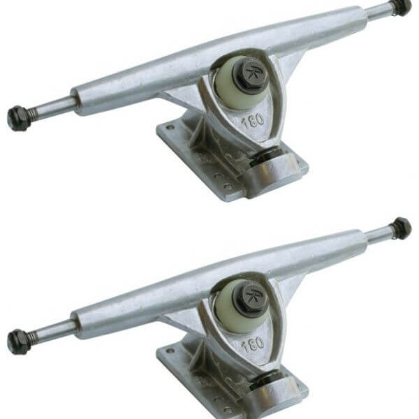 Randal Trucks R II 180mm 42 Degree Polished Skateboard Reverse Kingpin Trucks - 7.0" Hanger 9.75" Axle (Set of 2)