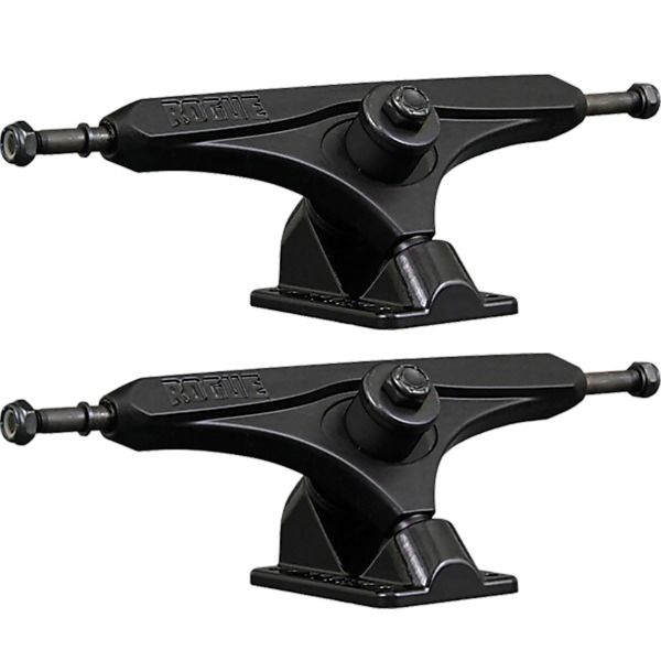 Rogue Trucks Cast 48 Degree Black Skateboard Reverse Kingpin Trucks - 6.25" Hanger 8.75" Axle (Set of 2)