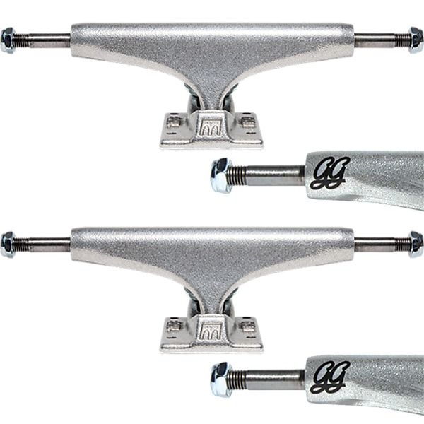 Royal Truck Co. Griffin Gass Standard 139mm Monogram Raw Skateboard Trucks - 5.25" Hanger 8.0" Axle (Set of 2)