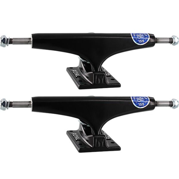 Royal Truck Co. The Royal 159mm Black Skateboard Trucks - 6.0" Hanger 8.75" Axle (Set of 2)
