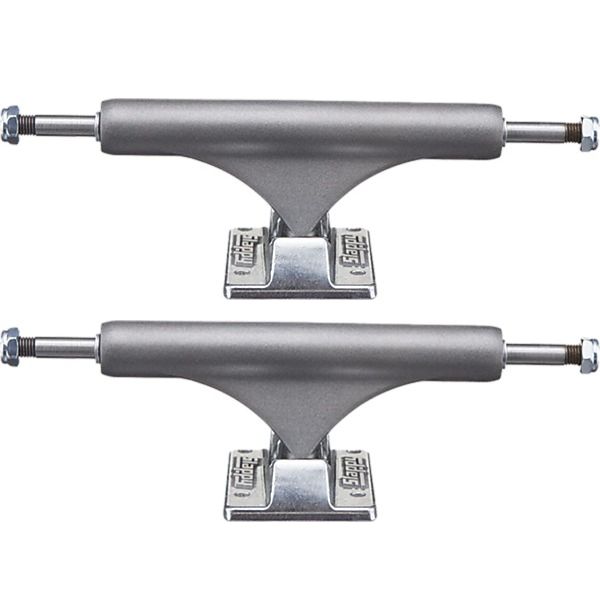 Slappy Truck Company ST1 Classic Gunmetal / Polished Skateboard Trucks - 5.6" Hanger 8.25" Axle (Set of 2)