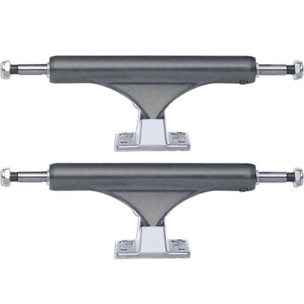 Slappy Truck Company ST1 Hollow Light Gunmetal / Polished Skateboard Trucks - 5.4" Hanger 8.0" Axle (Set of 2)