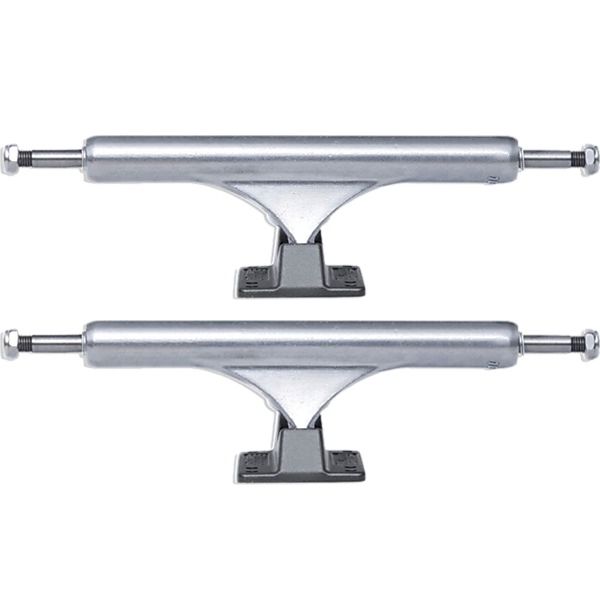 Slappy Truck Company ST1 Classic Hollow Polished / Gunmetal Skateboard Trucks - 6.375" Hanger 9.0" Axle (Set of 2)