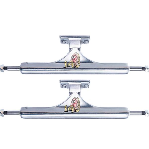 Slappy Truck Company ST1 Inverted Heroin Curb Killer Polished Skateboard Trucks - 6.375" Hanger 9.0" Axle (Set of 2)