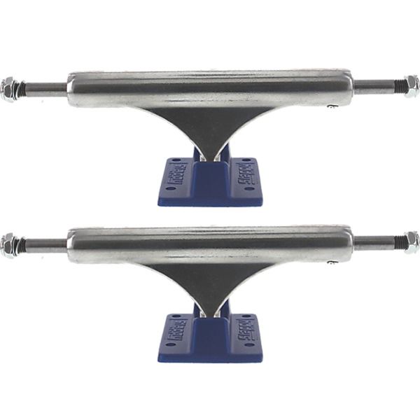 Slappy Truck Company ST1 Inverted Light Polished / Blue Skateboard Trucks - 5.8" Hanger 8.5" Axle (Set of 2)