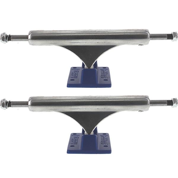 Slappy Truck Company ST1 Inverted Light Polished / Blue Skateboard Trucks - 5.8" Hanger 8.5" Axle (Set of 2)