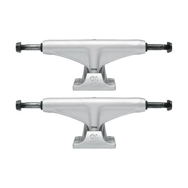 Tensor Trucks Mag Light Low Silver Skateboard Trucks - 5.0" Hanger 7.75" Axle (Set of 2)