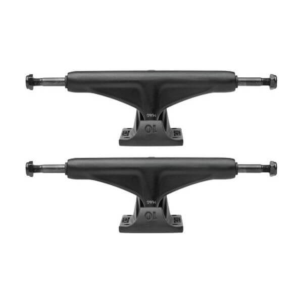 Tensor Trucks Mag Light Low Black Skateboard Trucks - 5.25" Hanger 8.0" Axle (Set of 2)