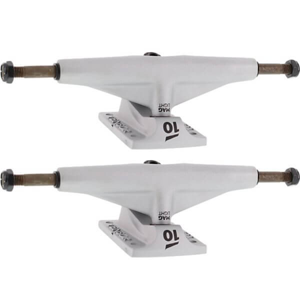 Tensor Trucks Mag Light Low Silver Skateboard Trucks - 5.5" Hanger 8.25" Axle (Set of 2)