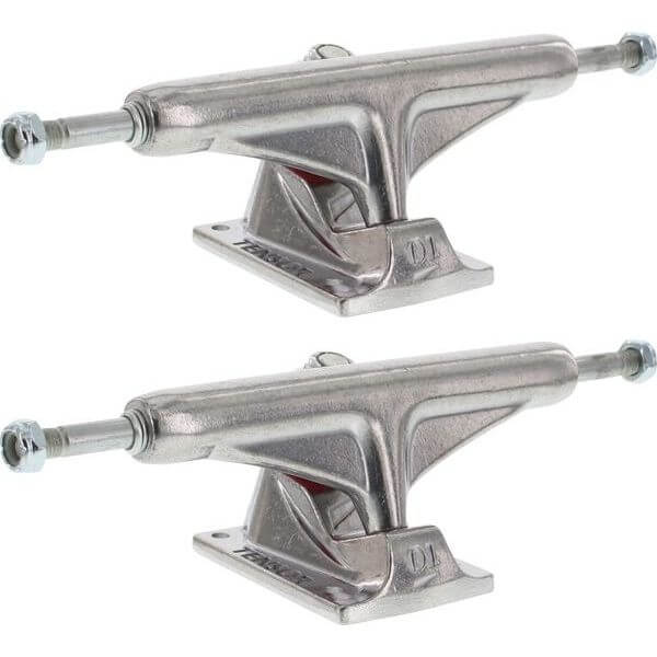 Tensor Trucks Aluminum Polished Skateboard Trucks - 5.0" Hanger 7.75" Axle (Set of 2)