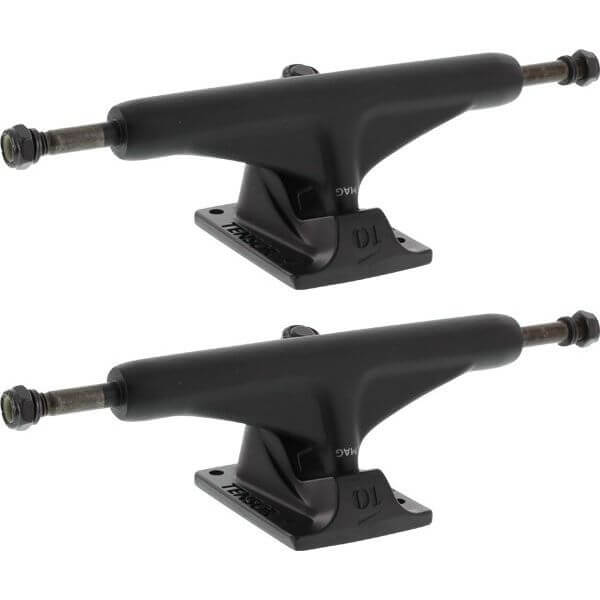 Tensor Trucks Mag Light Black Skateboard Trucks - 5.0" Hanger 7.75" Axle (Set of 2)