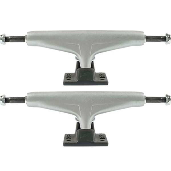 Tensor Trucks Mag Light Reflect Silver / Black Skateboard Trucks - 5.25" Hanger 8.0" Axle (Set of 2)